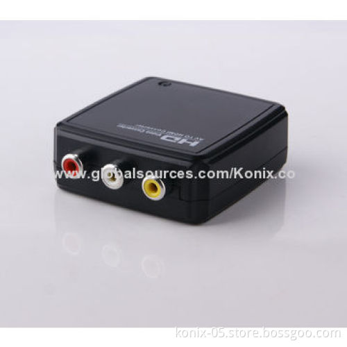 Portable video converter convert HDMI to AV